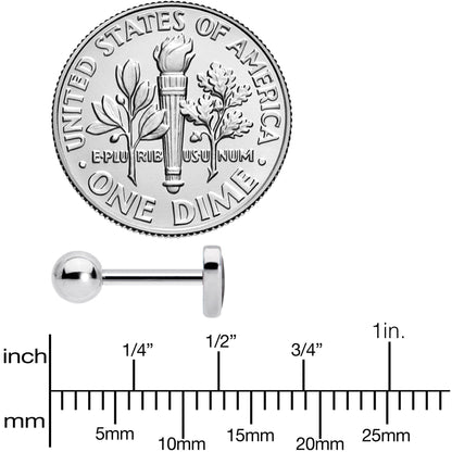 16G 1/4 Lesbian Love Heart Cartilage Tragus Earring