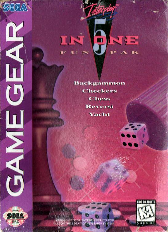 5 in 1 Fun Pak (Sega Game Gear)