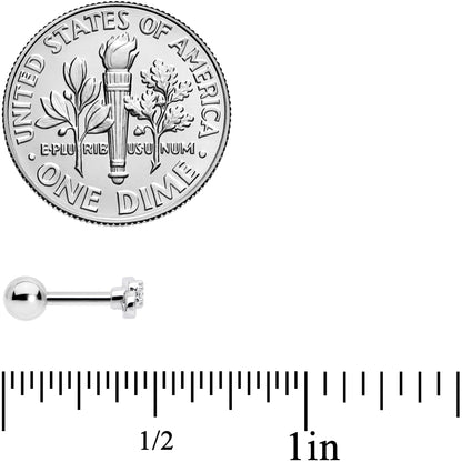 16G 1/4 Infinity Heart Valentines Day Cartilage Tragus Earring