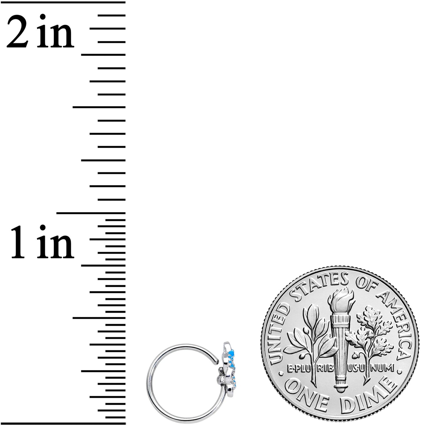 20G 5/16 Sailors Knot Nose Hoop