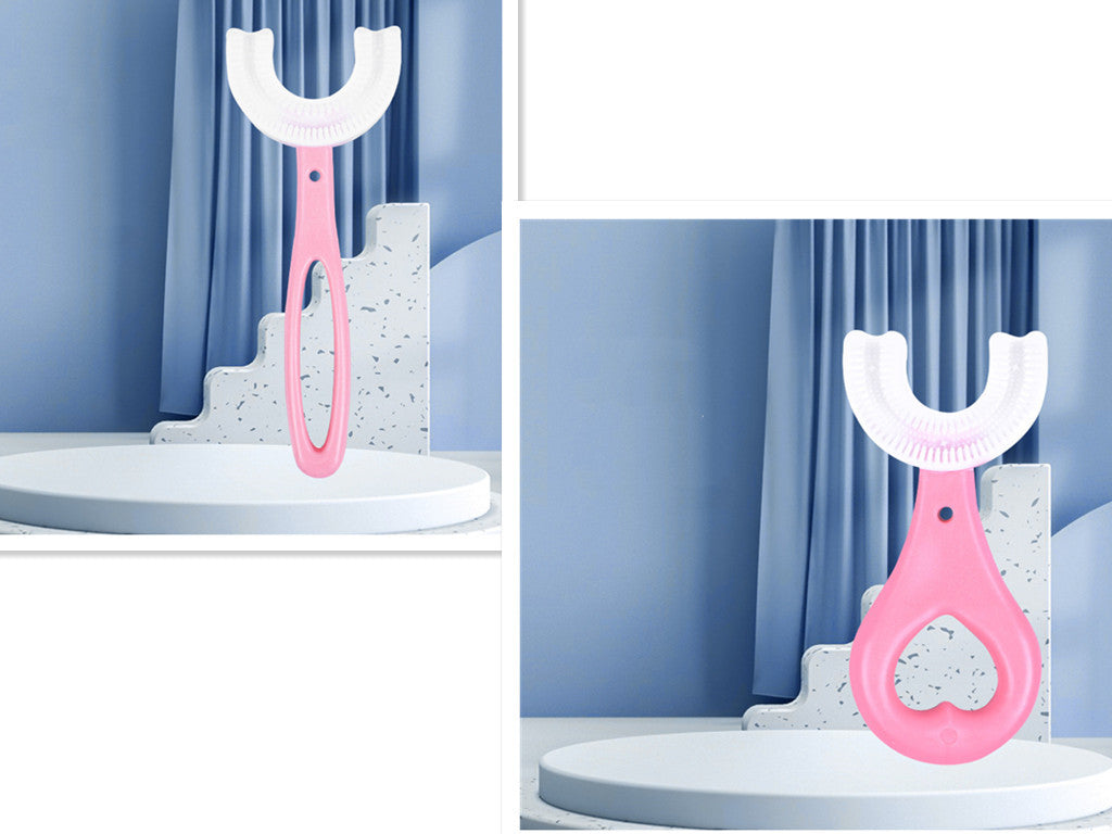 Children's U-shaped Soft Rubber Toothbrush