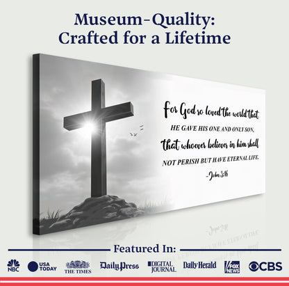 John 3:16: For God So Loved The World Faith Sign VI