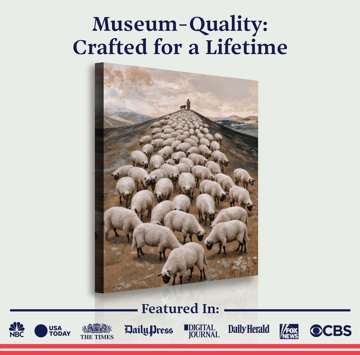 Parable Of The Lost Sheep Faith Wall Art II