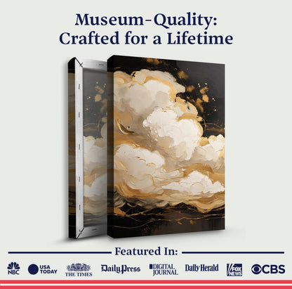 Auric Cloud Abstract Wall Art