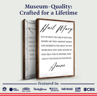 The Hail Mary Faith Sign