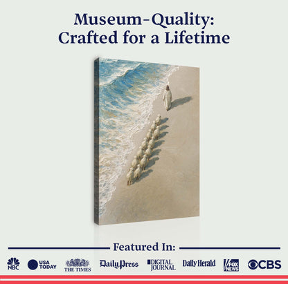 The Shepherd Leads Faith Wall Art