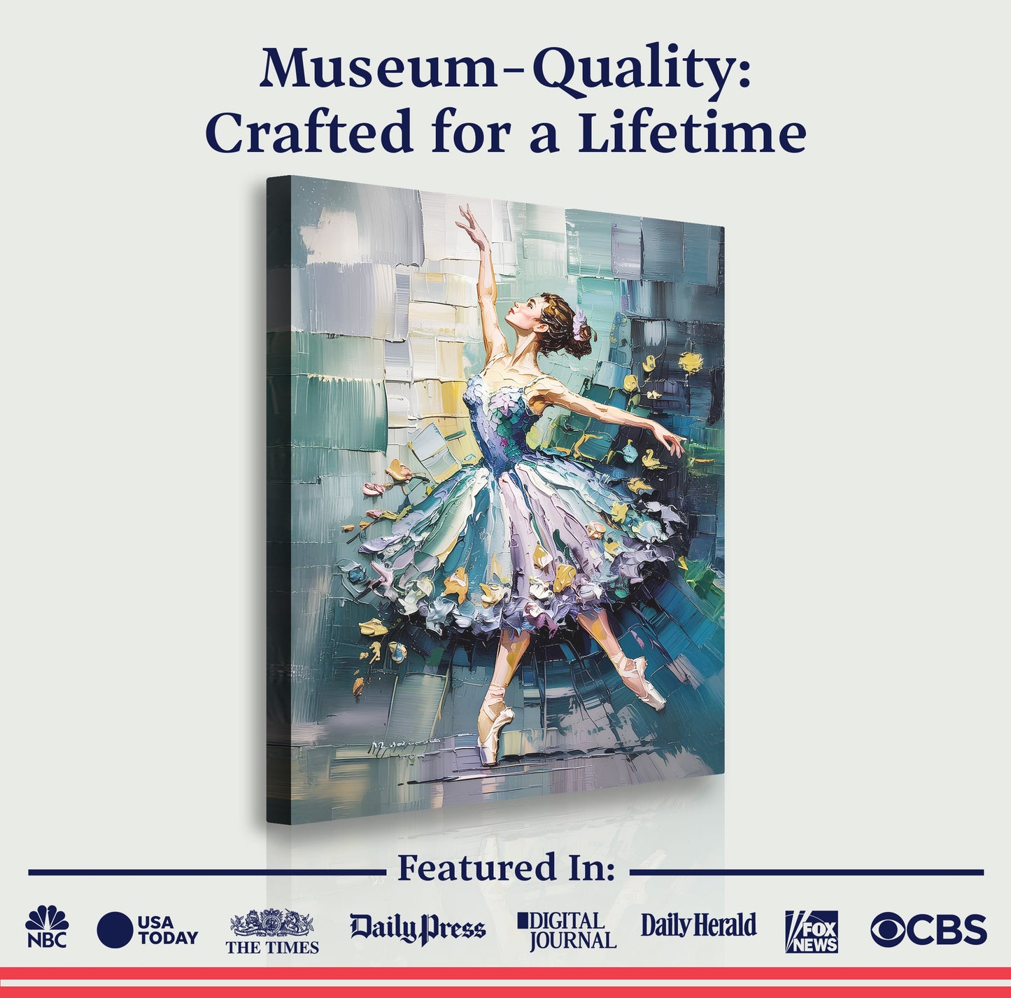 Ballerina Abstract Wall Art