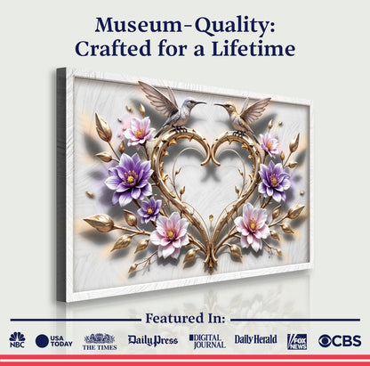 3D Hummingbirds Wall Art V