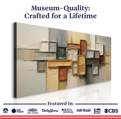 Shape Pattern Minimalist Abstract Wall Art