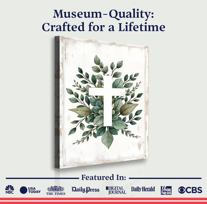 Minimalist Cross Faith Wall Art II