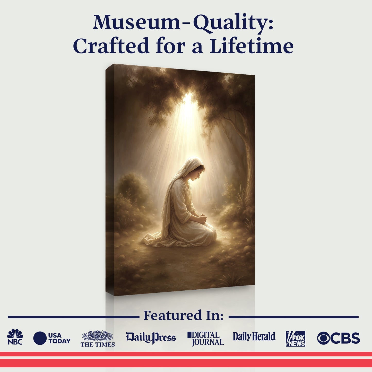 Mary Praying Faith Wall Art II