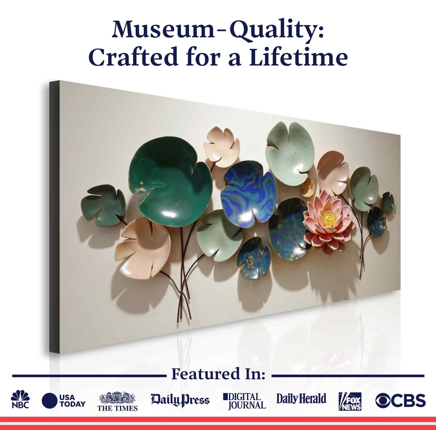 Lotus Leaf Abstract Wall Art VI