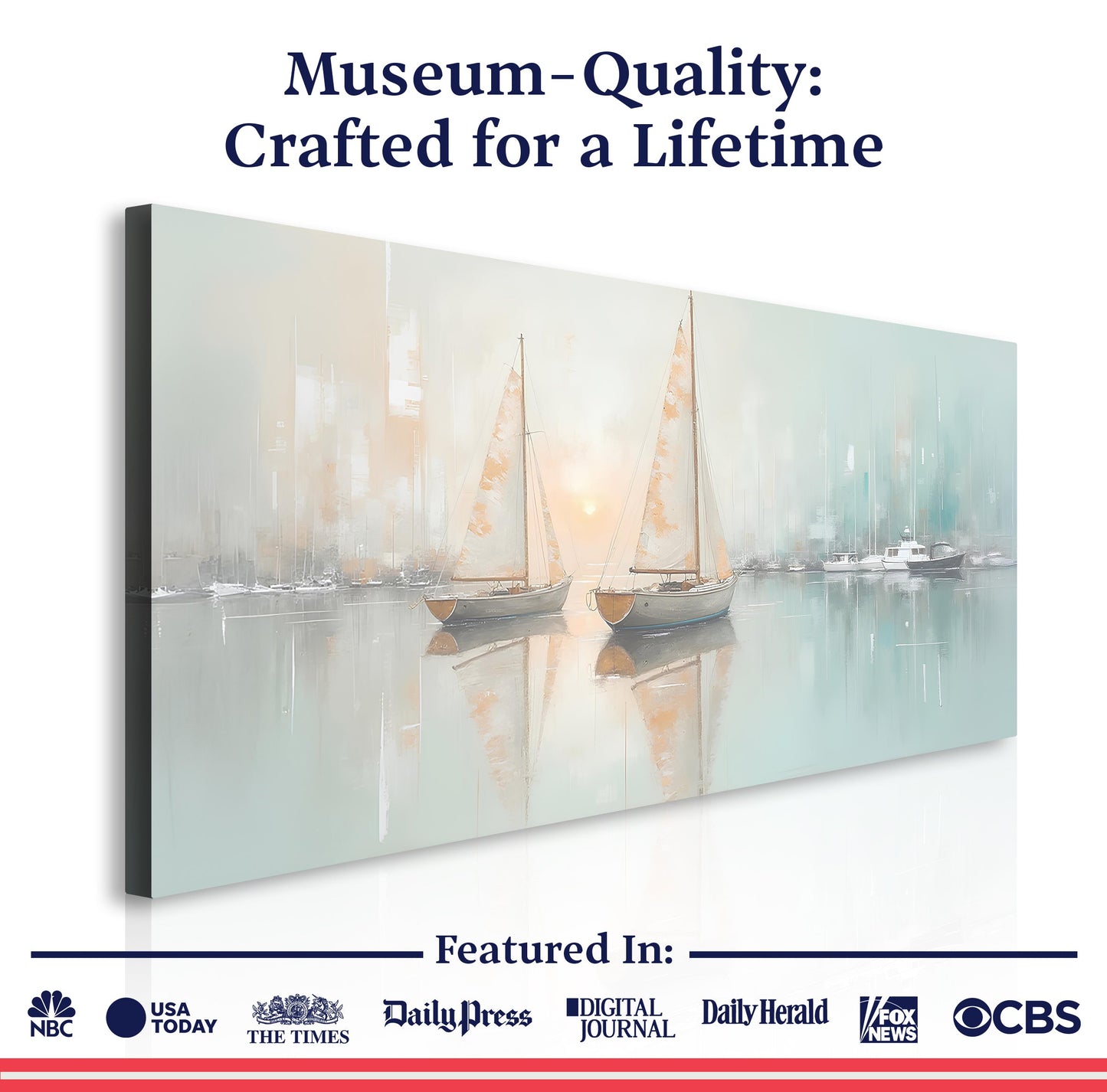 Abstract Pier and Dock Wall Art