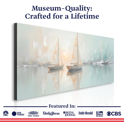 Abstract Pier and Dock Wall Art