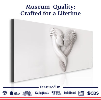 Eternal Love Figure Abstract Wall Art VI