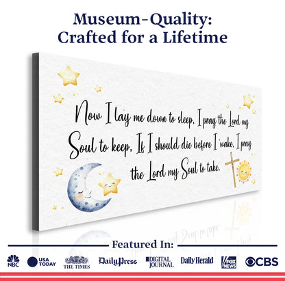 I Lay Me Down To Sleep Faith Sign