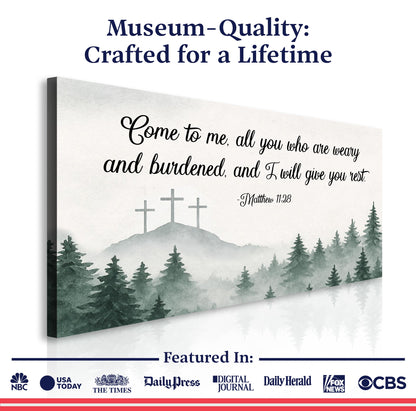 Come To Me - Matthew 11:28 Faith Sign II