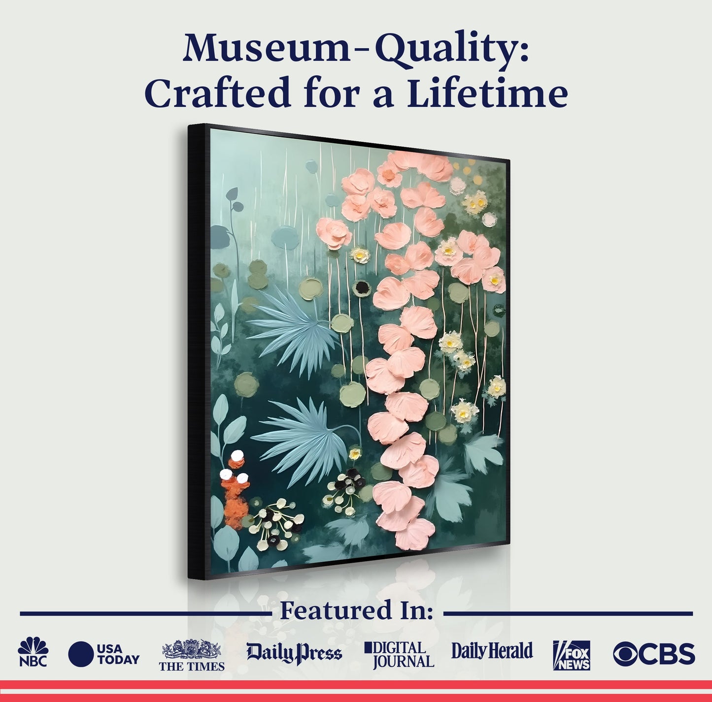 Secret Garden Impasto Wall Art II