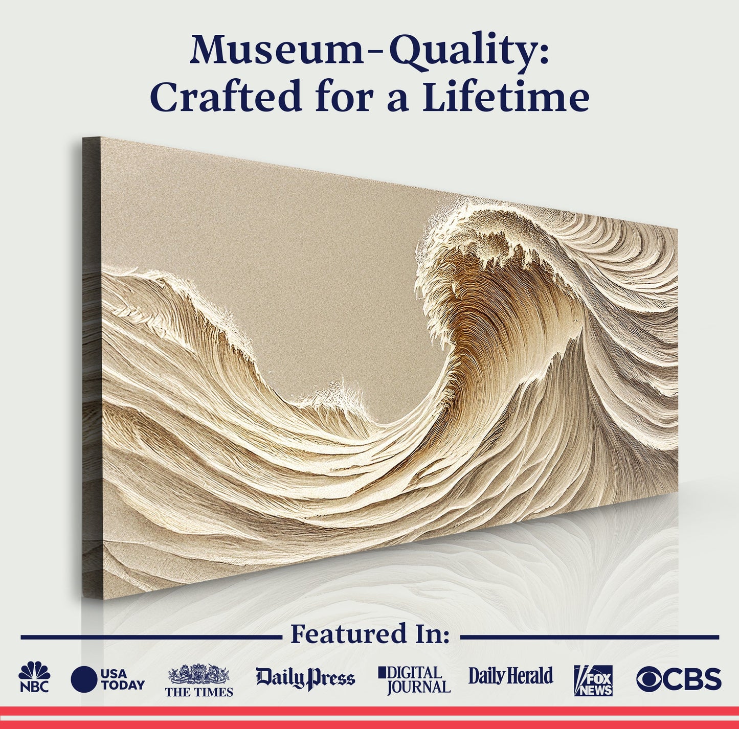 Beige Minimalist Wall Art III