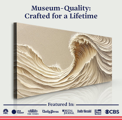 Beige Minimalist Wall Art III