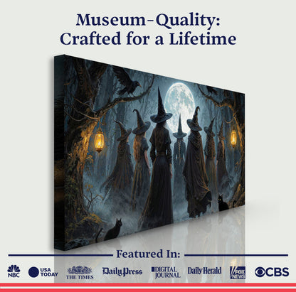 Coven of Witches Halloween Wall Art