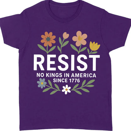 Resist No Kings In America Shirt | Since 1776 Shirt | Anti-Trump Shirt | Anti MAGA | Anti Authoritarian Tee 682462