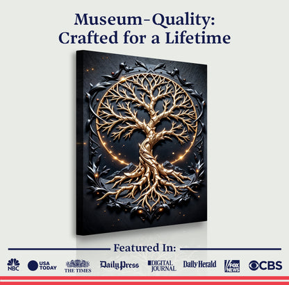3D Celtic Tree of Life Wall Art II