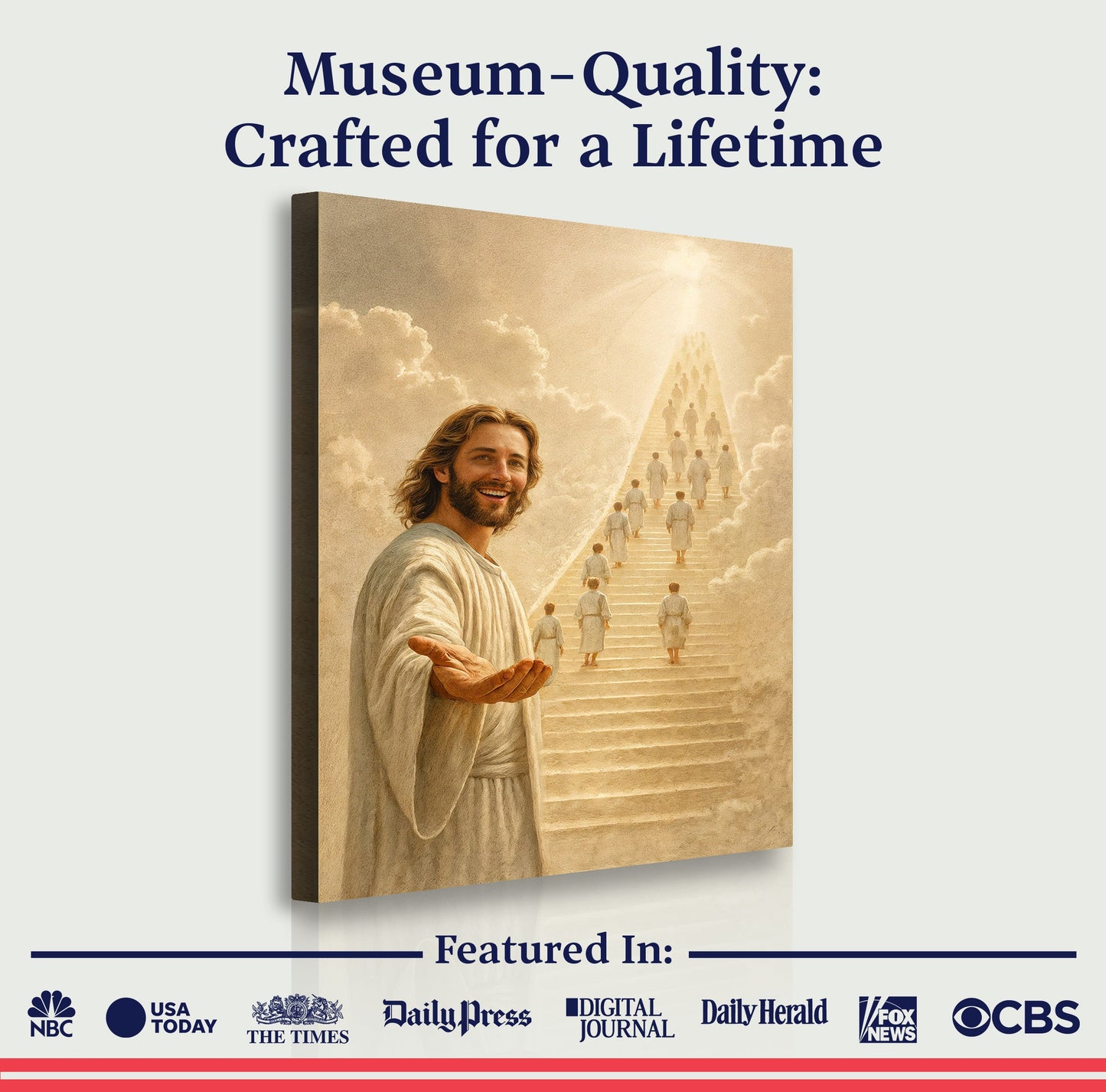 Stairway To Heaven Faith Wall Art