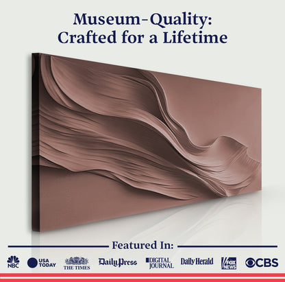 Warm Terracotta Minimalist Wall Art