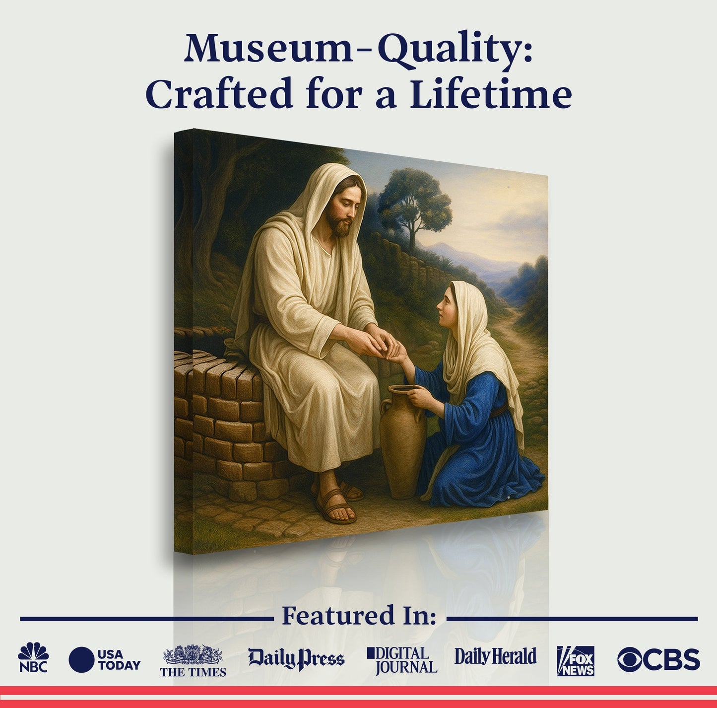 Samaritan at the Well Faith Wall Art