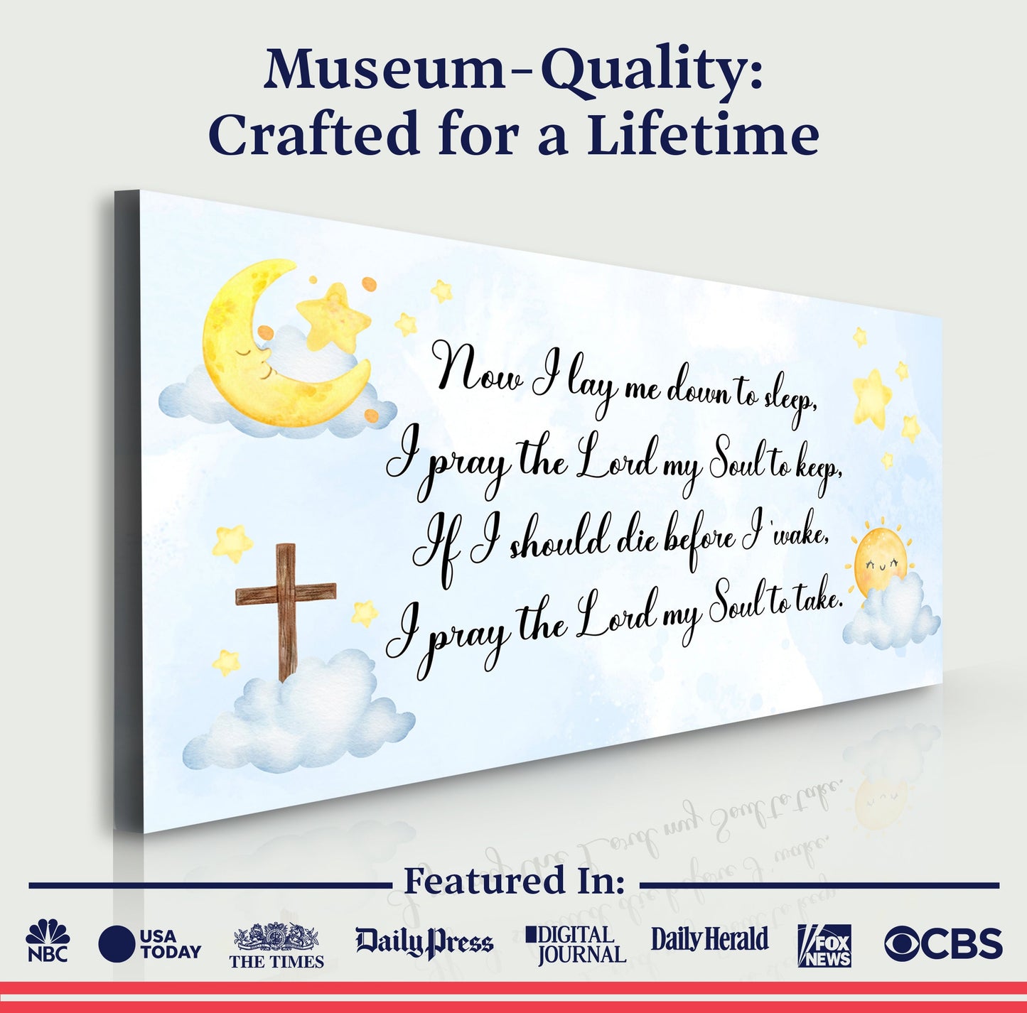 I Lay Me Down To Sleep Faith Sign II