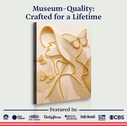 Minimalist Woman Line Wall Art