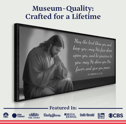 Numbers 6:24-26 - May The Lord Bless You Faith Sign III