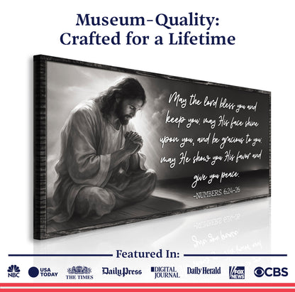Numbers 6:24-26 - May The Lord Bless You Faith Sign II