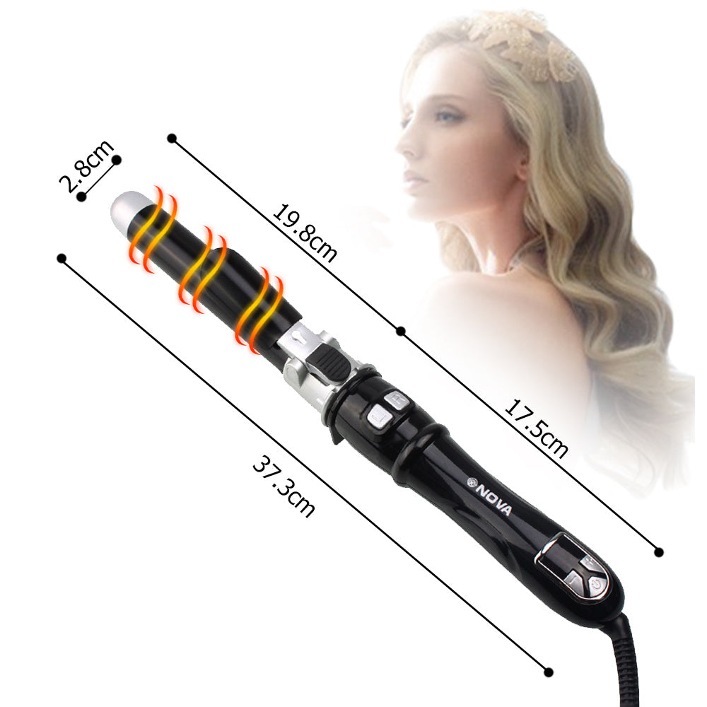 Automatic Rotating Curling Iron: Instant Heat Hair Styling