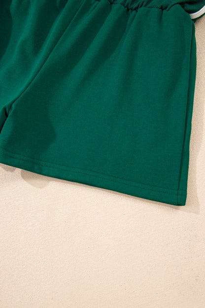 Varsity Stripe Pullover and Mini Skirt Set