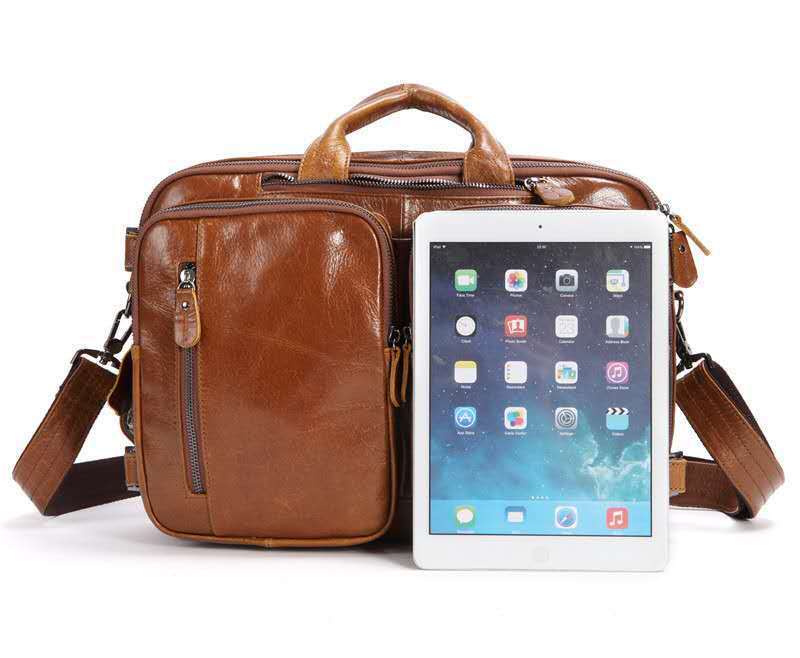 Men's Multi-functional Imported Leather Bag