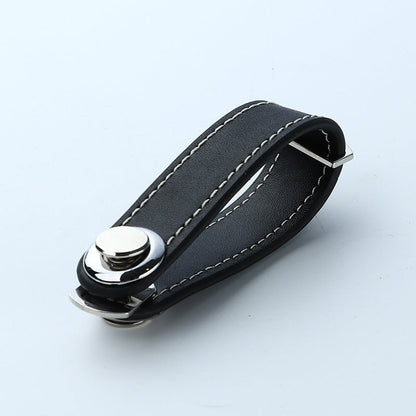 Leather Keychain Pendant for Car Storage