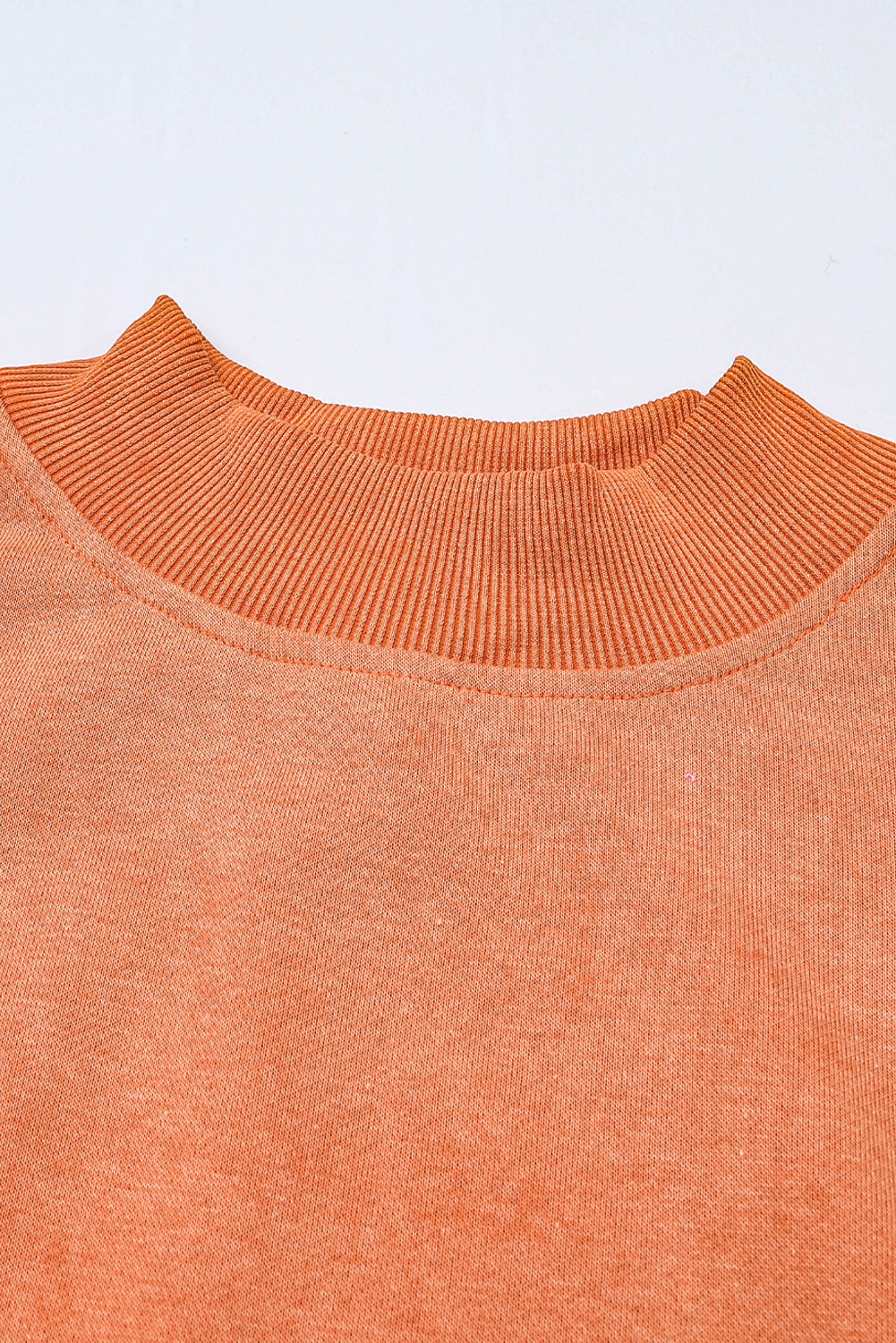 Drop Shoulder Crew-Neck Pullover Sweatshirt
