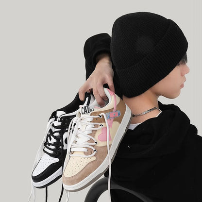 Fashionable Couple Skateboard Shoes: All-match Sports Style