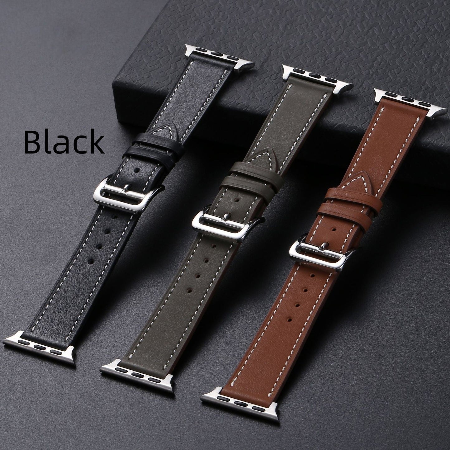 Casual Cow Leather Watch Strap