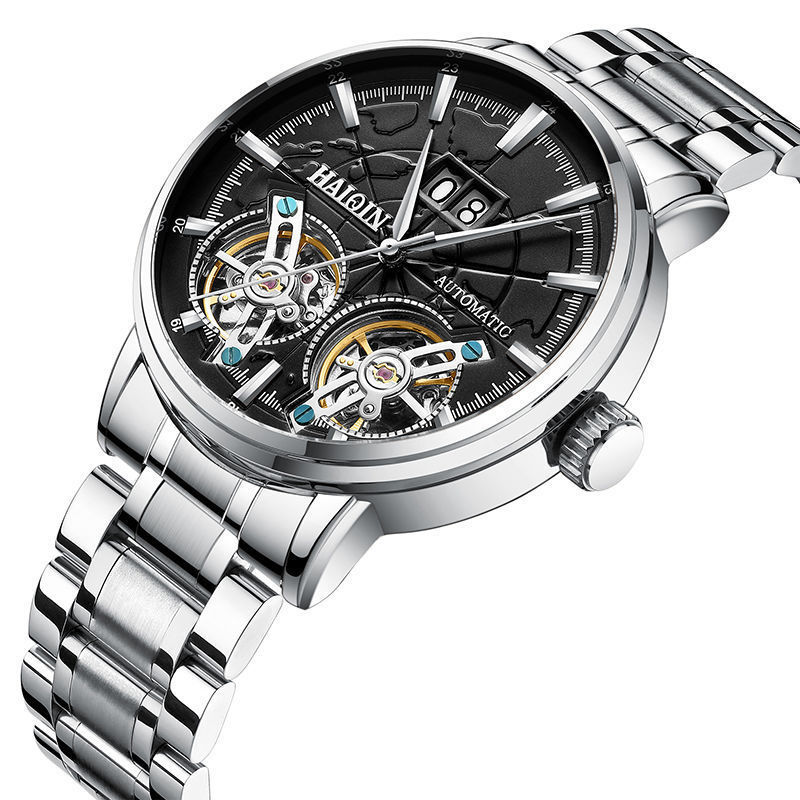 Men's Double Tourbillon Automatic Watch