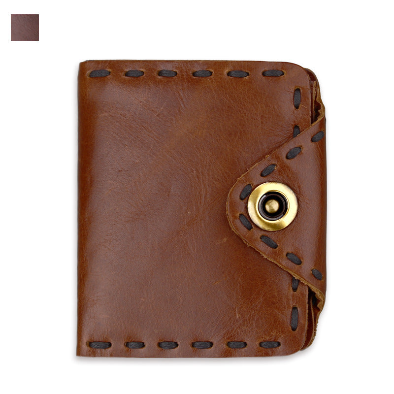 Vintage Men's Long Cowhide Wallet