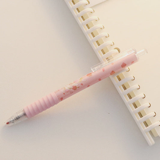 Kawaii Peach Gel Pen - Korean Stationery