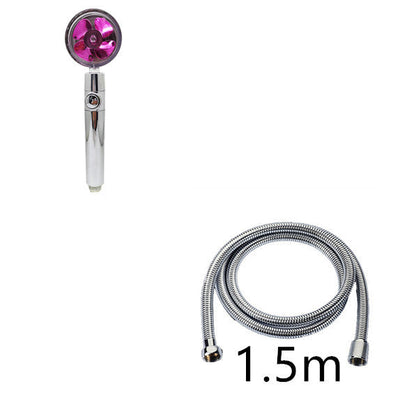 Turbo Propeller Shower Head Handheld High Pressure