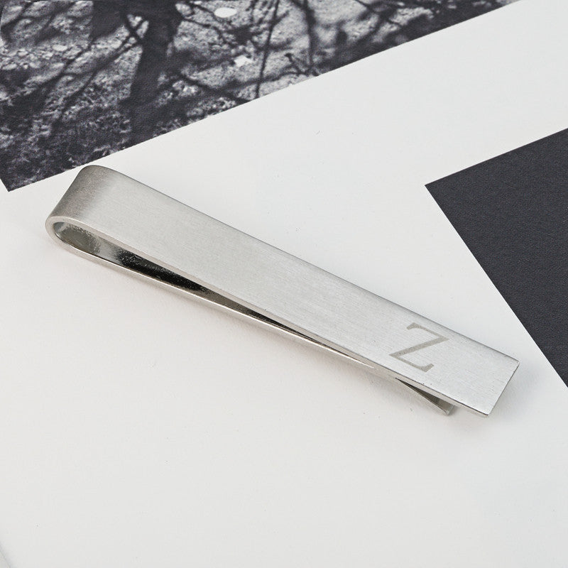 French A Letter Men's Cufflinks Collar Clip Suit