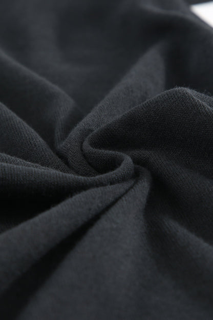 Solid Open-Front Buttoned Cardigan
