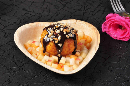 Heart Palm Leaf Plates - 6" Inch (Set of 50/100/200)