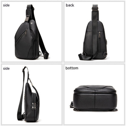 Authentic Leather All-match Crossbody Bag