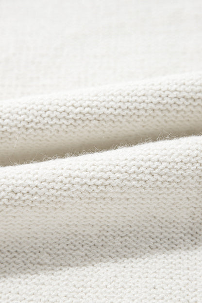 Colorblock Patch Pocket Drop Shoulder Sweater